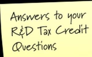 R&D Tax Credit FAQ
